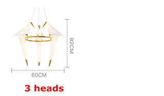 Humming Bird Cage Pendant Light – Artistic Charm Meets Ambient Elegance-Pendant Lights