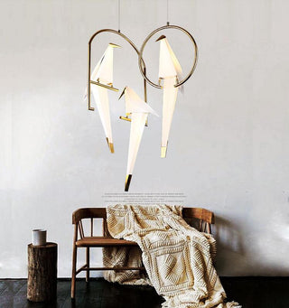 Humming Bird Cage Pendant Light – Artistic Charm Meets Ambient Elegance-Pendant Lights