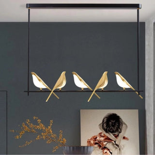 Humming Bird Shaped Acrylic Chandelier – Graceful Lighting with Artistic Flair-Kitchen Island