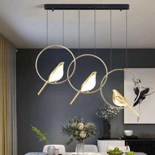 Humming Bird Shaped Acrylic Chandelier – Graceful Lighting with Artistic Flair-Kitchen Island