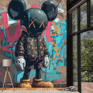 Hyper Beat KAWS LV Wallpaper Mural-Premium Wallpapers