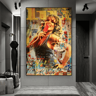 Ice Cream Parano Canvas Wall Art: The Perfect Decor-Wall Posters