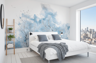 In the blue Tree Wallpaper Murals