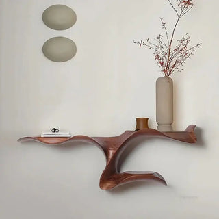 Italian Art Pine Wood Console Table-Console Tables