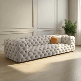 Italian Chesterfield Sofa Set – Custom Fabric