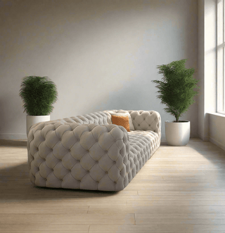 Italian Chesterfield Sofa Set – Custom Fabric