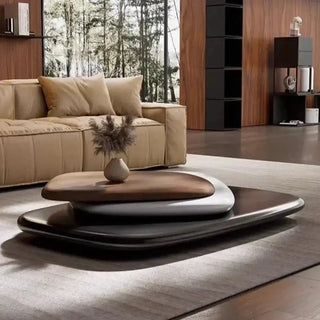Italian Design Pebbles Rotating Coffee Table-Coffee Table