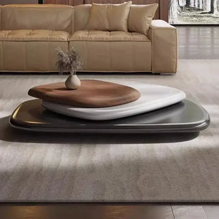 Italian Design Pebbles Rotating Coffee Table-Coffee Table