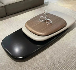 Italian Design Pebbles Rotating Coffee Table-Coffee Table