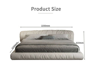 Italian Design Swirl Roll Bed Frame-Bed Frame