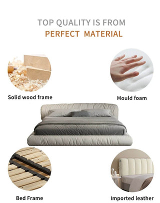 Italian Design Swirl Roll Bed Frame-Bed Frame