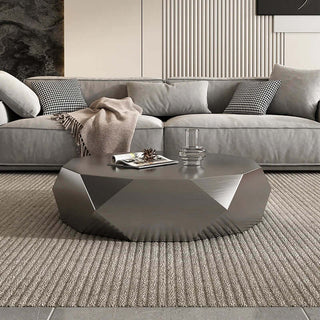 Italian Designer Auxiliar Metal Coffee Table-Coffee Table