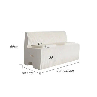 Italian Designer Bendable Sofa Bench for Living Room-Benches