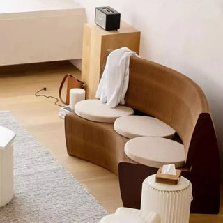 Italian Designer Bendable Sofa Bench for Living Room-Benches