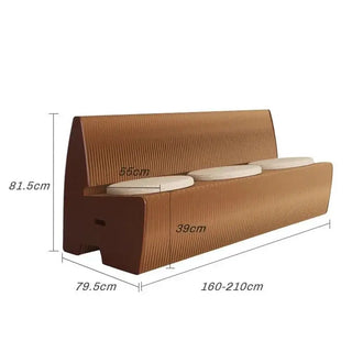 Italian Designer Bendable Sofa Bench for Living Room-Benches