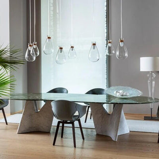 Italian Designer Marble Skeleton Dining Table-Dining Tables