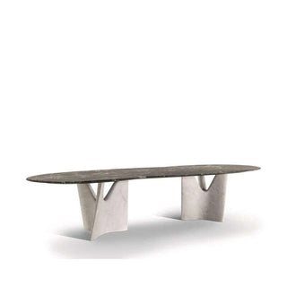 Italian Designer Marble Skeleton Dining Table-Dining Tables