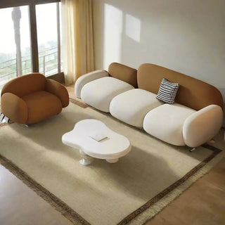 Italian Designer Sectional Sofa Set-Sofa Set