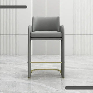 Italian High Stool – Adjustable Backrest Kitchen Counter Chair-Bar Stools