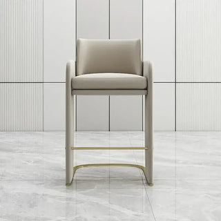 Italian High Stool – Adjustable Backrest Kitchen Counter Chair-Bar Stools