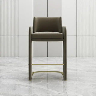 Italian High Stool – Adjustable Backrest Kitchen Counter Chair-Bar Stools