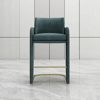 Italian High Stool – Adjustable Backrest Kitchen Counter Chair-Bar Stools