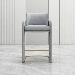 Italian High Stool – Adjustable Backrest Kitchen Counter Chair-Bar Stools