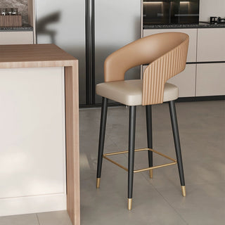 GraffitiWallArt-Italian Light Luxury Bar Counter Chair – Modern Design