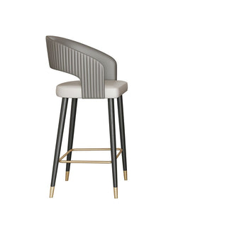 GraffitiWallArt-Italian Light Luxury Bar Counter Chair – Modern Design