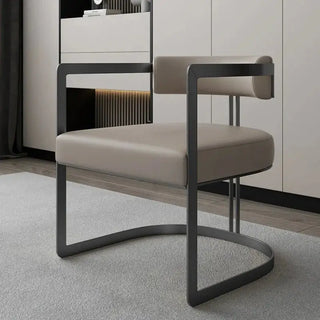 Italian Minimalist Light Luxury Dining Chair-Dining Chairs
