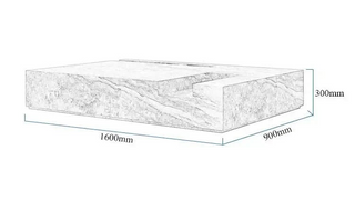 Italian Style Minimalist Marble Coffee Table