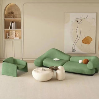 Italian minimalist Curved Sofa Set-Sofa Set