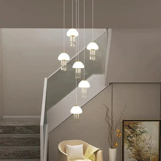 Jelly Fish Staircase Chandelier Lighting Decor-Staircase Chandeliers