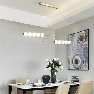 Jewel Globes Kitchen Island Hanging Chandelier-Kitchen Island