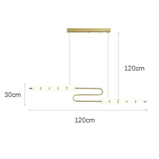 Jewel Globes Kitchen Island Hanging Chandelier-Kitchen Island