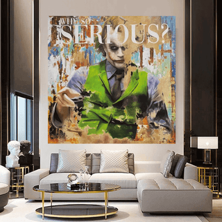 Joker Canvas Wall Art - Quirky and Exquisite Home Decor-Wall Posters