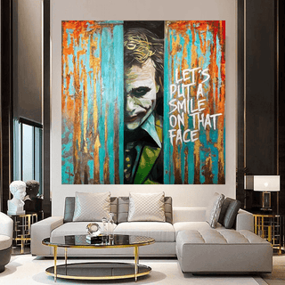 Joker Smile Canvas Wall Art - Exquisite Home Decor-Wall Posters