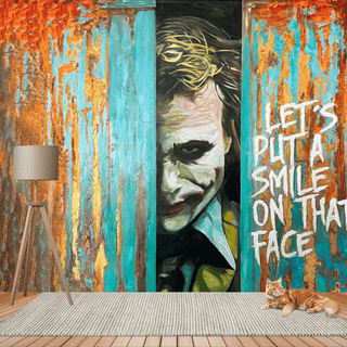 Joker Smile Wallpaper Mural – Wall Decor-Premium Wallpapers