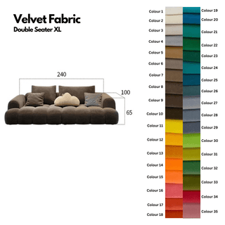 Juego Stretch Puffs Sectional Sofa Set-Sofa Set