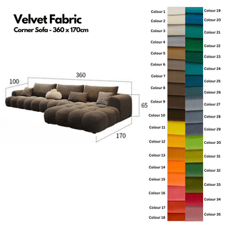 Juego Stretch Puffs Sectional Sofa Set-Sofa Set