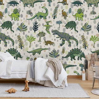 Jurassic Wallpaper: Dinosaur-Themed Wallpaper-Kids Room Wallpaper