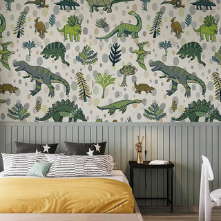Jurassic Wallpaper: Dinosaur-Themed Wallpaper-Kids Room Wallpaper
