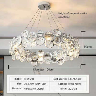 K9 Crystal ChandelierK9 Crystal Chandelier: Dazzling Elegance for Your Space-Chandeliers