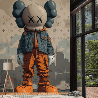 KAWS Hyper Beat LV Wallpaper Mural-Premium Wallpapers