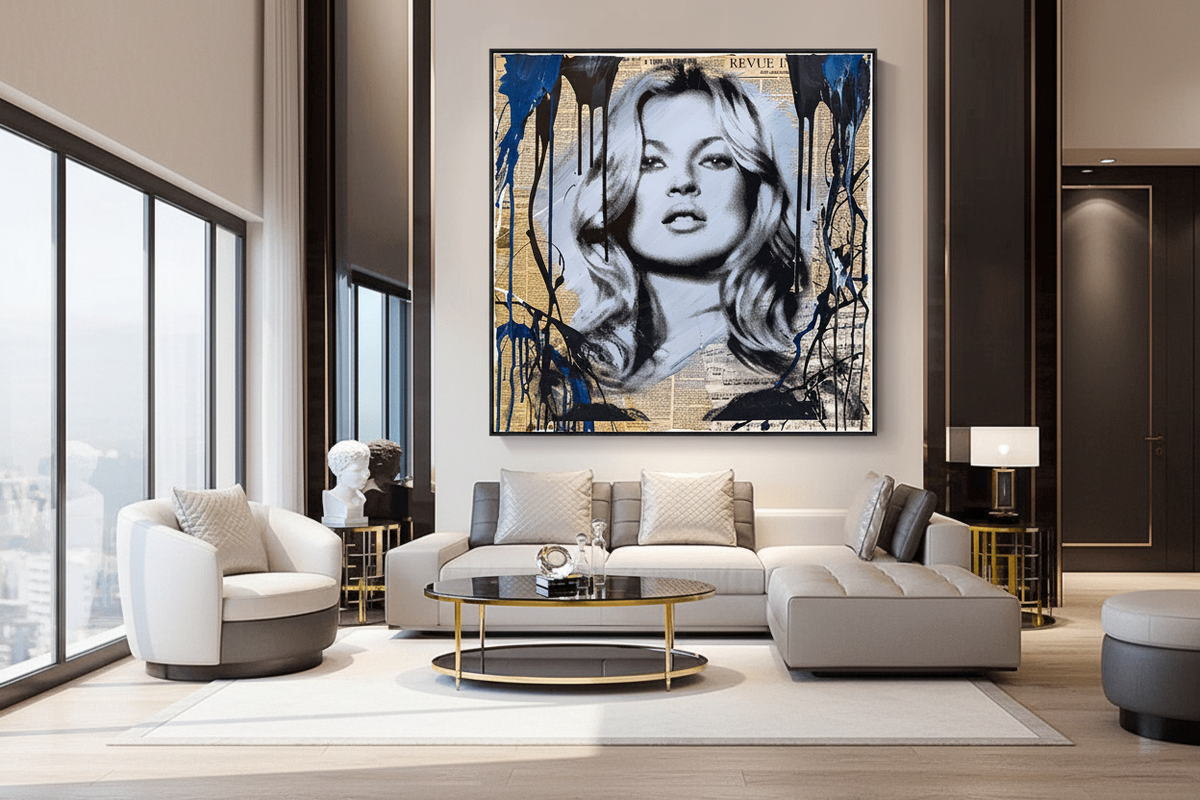 Kate Moss Wall Art: Exclusive Collection of Iconic Pieces