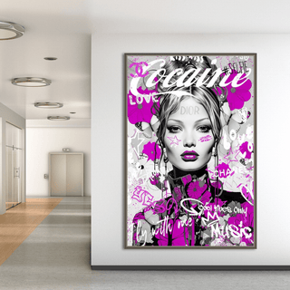 Kate Moss Canvas Wall Art: Stunning Decor For Your Space-Kate Moss Art