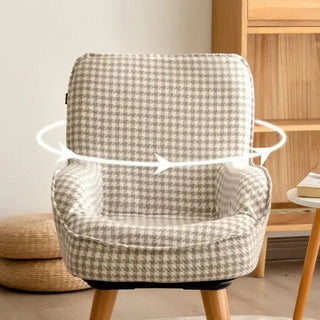 Kids Room Check Sofa Chair – Cozy Comfort in a Playful Design-Kids Furniture
