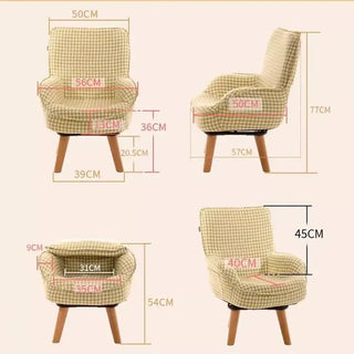 Kids Room Check Sofa Chair – Cozy Comfort in a Playful Design-Kids Furniture