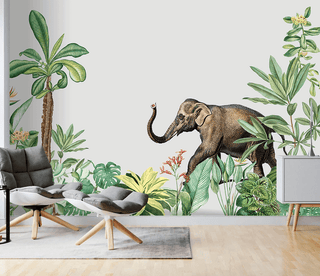 Kids Room Jungle Theme Wallpaper Murals-Kids Room Wallpaper