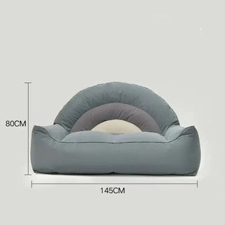 Kids Room Rainbow Bean Sofa – Colorful Comfort for Little Dreamers-Kids Furniture